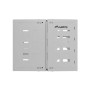 Lanberg Folding Bracket Wall-mount 19 8U 497x400/240 , FB01-5408-10S , Gray