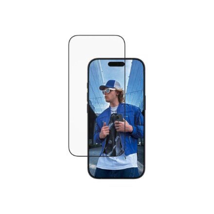 PanzerGlass Screen protector , Apple , iPhone 16 Pro/iPhone 17 , Glass , Transparent , Ultra-Wide Fit w. EasyAligner