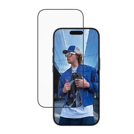 PanzerGlass Screen protector , Apple , iPhone 16 Pro/iPhone 17 , Glass , Transparent , Ultra-Wide Fit w. EasyAligner