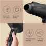 Panasonic Hair Dryer , EH-NE85-K825 , 2500 W , Number of temperature settings 3 , Ionic function , Black