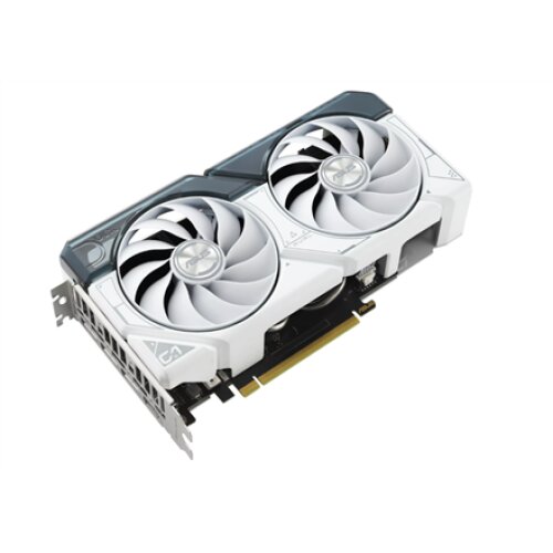 Asus , DUAL-RTX4060-O8G-WHITE , NVIDIA , 8 GB , GeForce RTX 4060 , GDDR6 , HDMI ports quantity 1 , PCI Express 4.0 , Memory clock speed 17000 MHz