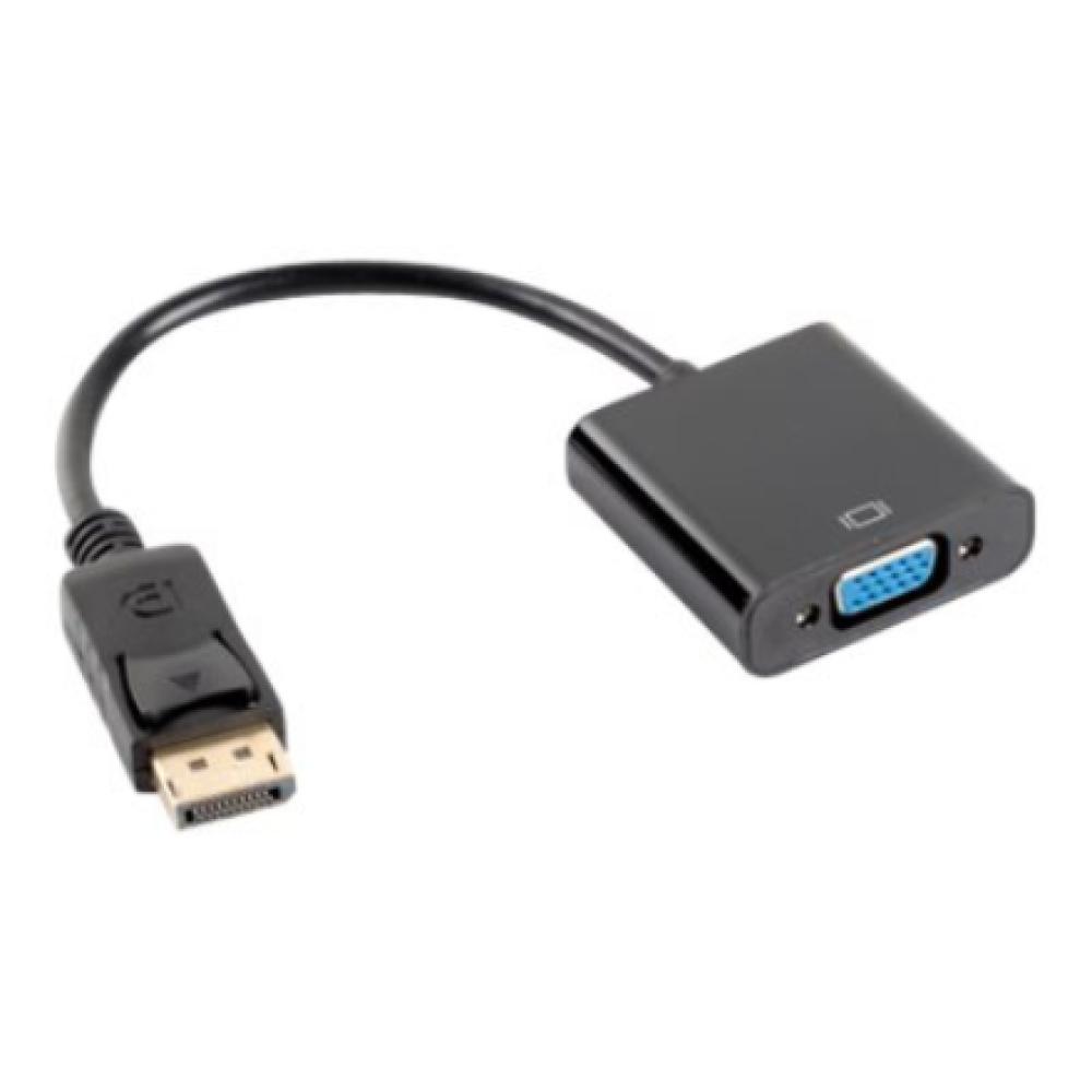 AD-0002-BK Lanberg Adapter Cable DisplayPort to VGA, 20 cm , AD-0002-BK