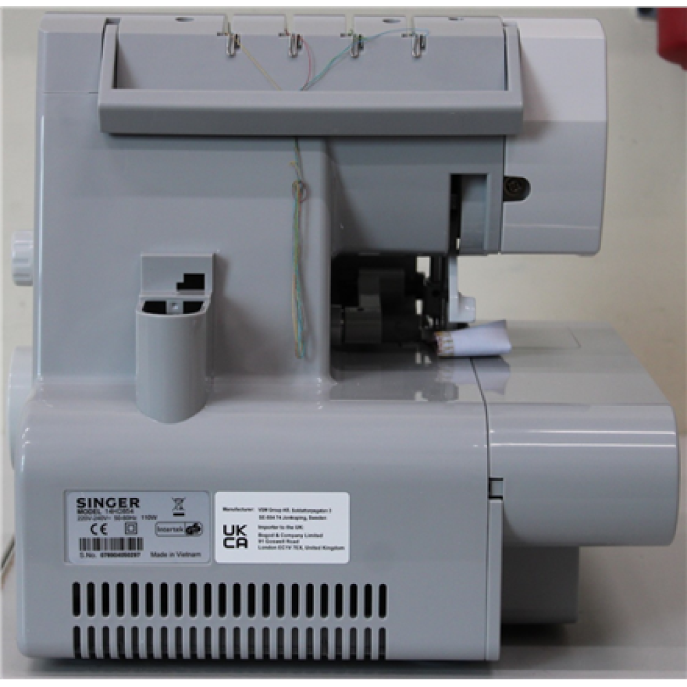SALE OUT. Singer Sewing Machine , 14HD-854 Heavy Duty Serger , Number of stitches 8 , Grey , DAMAGED PACKAGING