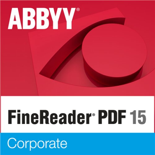 Abbyy FineReader 15 Corporate, Volume License (per Seat), Perpetual year(s), License quantity 5-10 user(s)