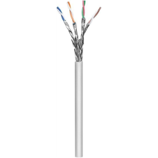 Goobay , CAT 6a network cable, S/FTP (PiMF) , 96094 , Cable type - round cable. AWG 26/7 (stranded). Meter scaling yes. Cable sheath diameter (approx.) 6.3 mm. Inner conductor material CU (copper). Material cable sheath LSZH. Number of shieldings 2 x. Typ