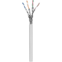 Goobay , CAT 6a network cable, S/FTP (PiMF) , 96094 , Cable type - round cable. AWG 26/7 (stranded). Meter scaling yes. Cable sheath diameter (approx.) 6.3 mm. Inner conductor material CU (copper). Material cable sheath LSZH. Number of shieldings 2 x. Typ