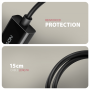 AXAGON Active adapter RVD-HI20N , DisplayPort to HDMI , 0.15 m
