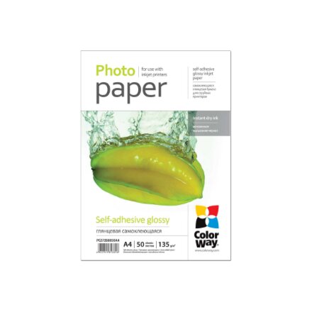ColorWay Photo Paper, 50 sheets , Glossy , 135 g/m² , A4