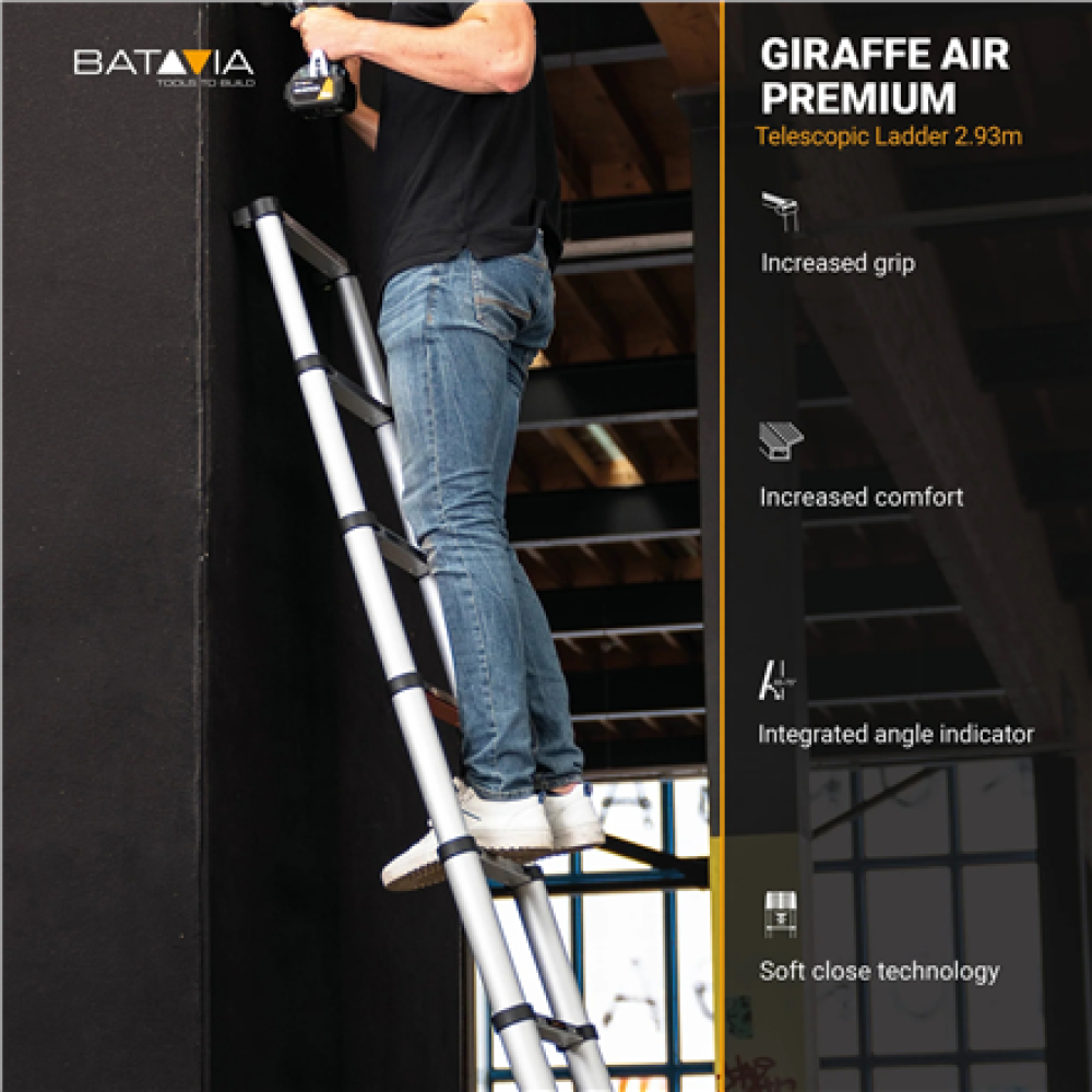 Batavia B.V. Giraffe AIR Telescopic Ladder 2.93 m
