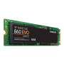 Samsung 860 EVO MZ-N6E500BW 500 GB, SSD form factor 2.5, SSD interface M.2 SATA, Write speed 520 MB/s, Read speed 550 MB/s