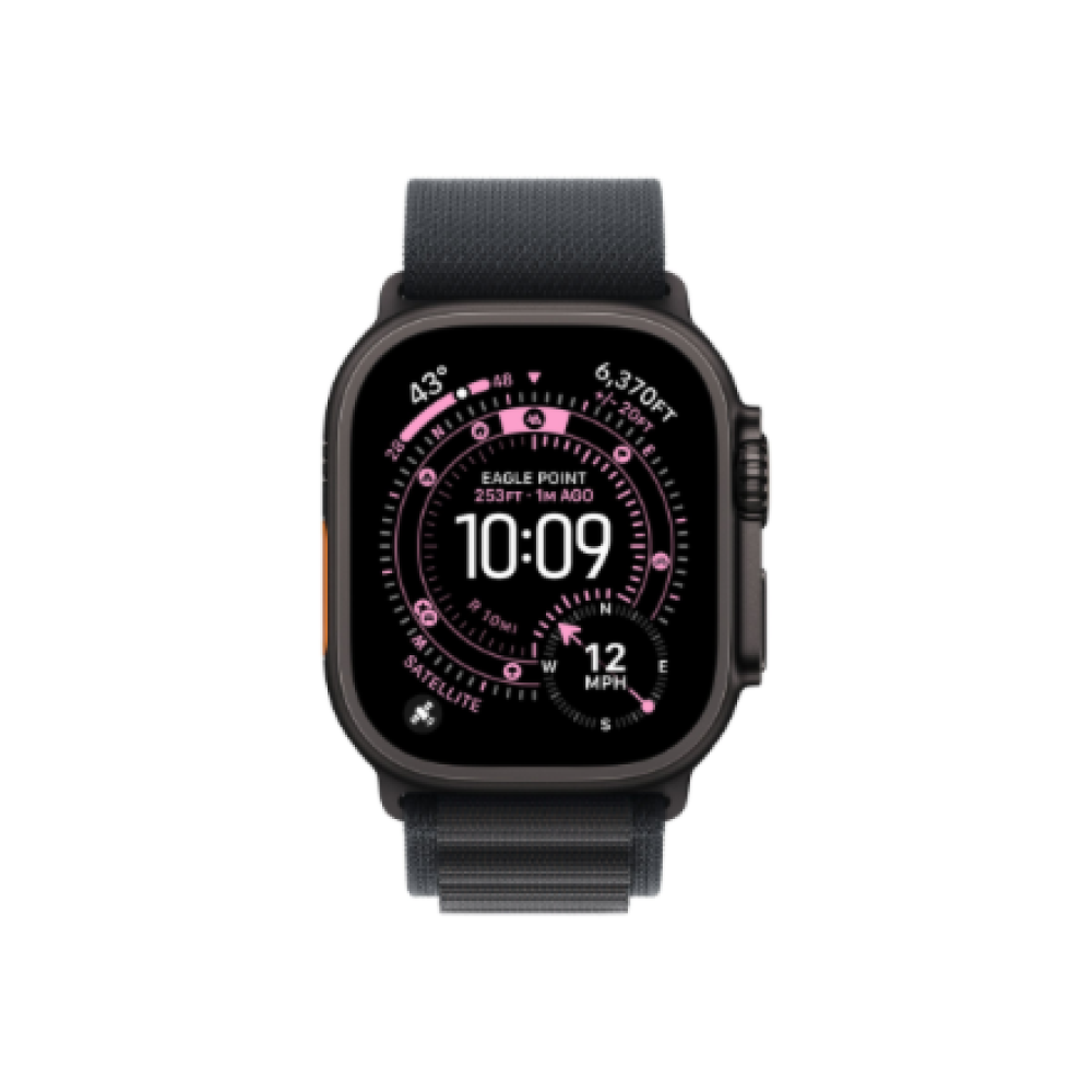 Apple 49mm Black Alpine Loop - Large - Black Titanium Finish , Apple