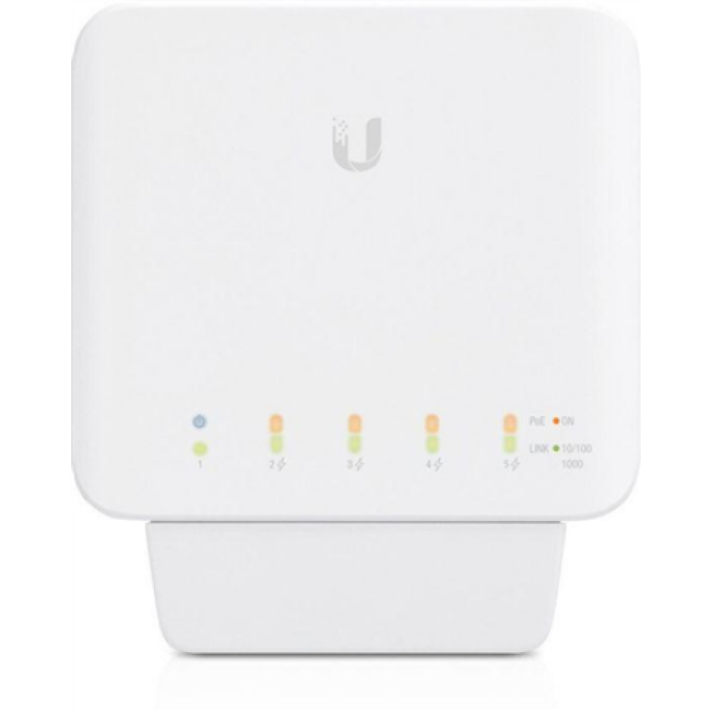 Ubiquiti USW-Flex Indoor/outdoor 5Port Poe Gigabit Switch with 802.3bt Input Power Support , Ubiquiti