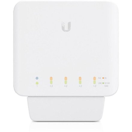 Ubiquiti USW-Flex Indoor/outdoor 5Port Poe Gigabit Switch with 802.3bt Input Power Support , Ubiquiti