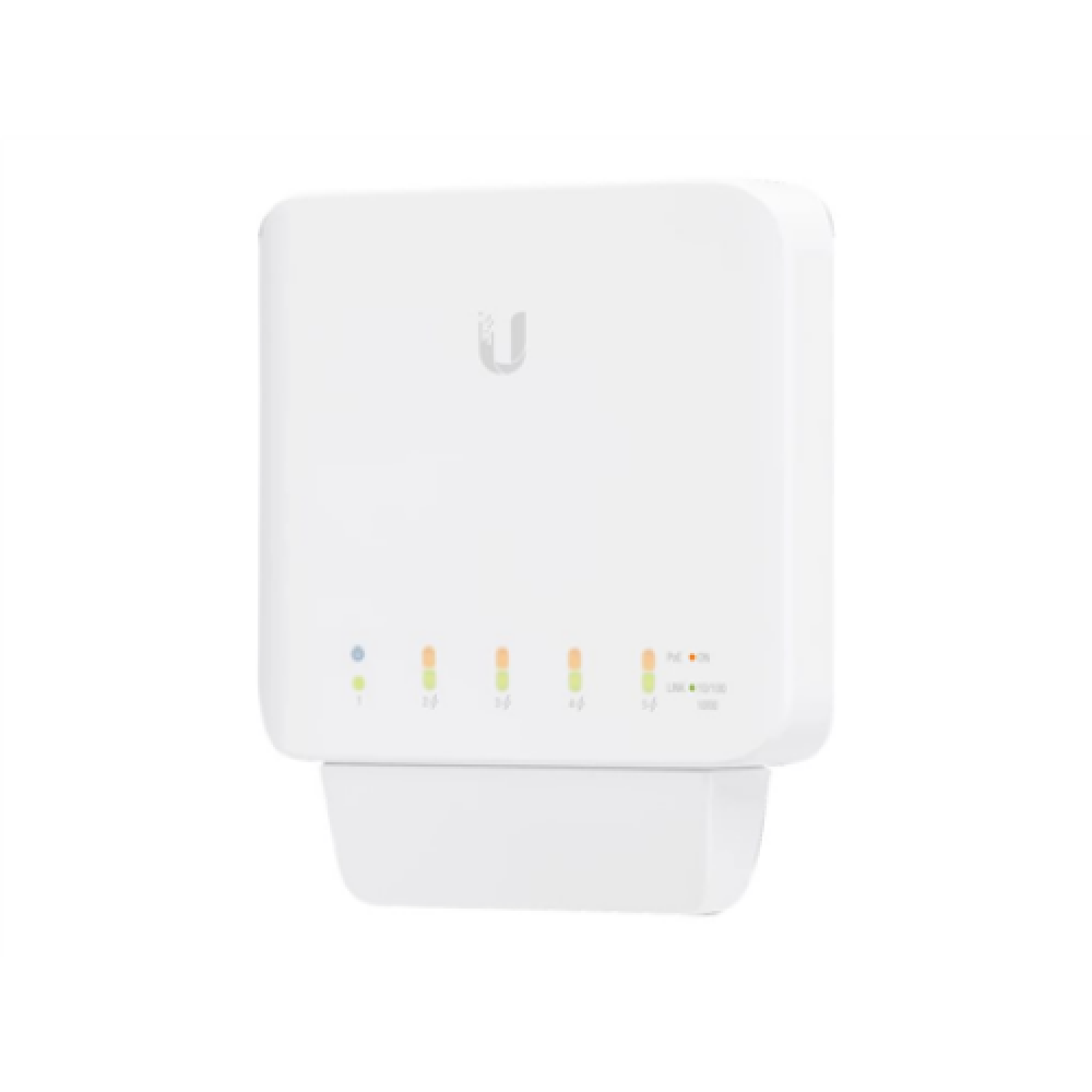 Ubiquiti USW-Flex Indoor/outdoor 5Port Poe Gigabit Switch with 802.3bt Input Power Support , Ubiquiti