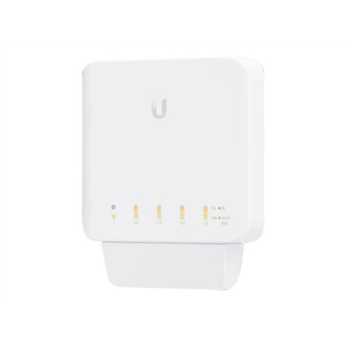 Ubiquiti USW-Flex Indoor/outdoor 5Port Poe Gigabit Switch with 802.3bt Input Power Support , Ubiquiti