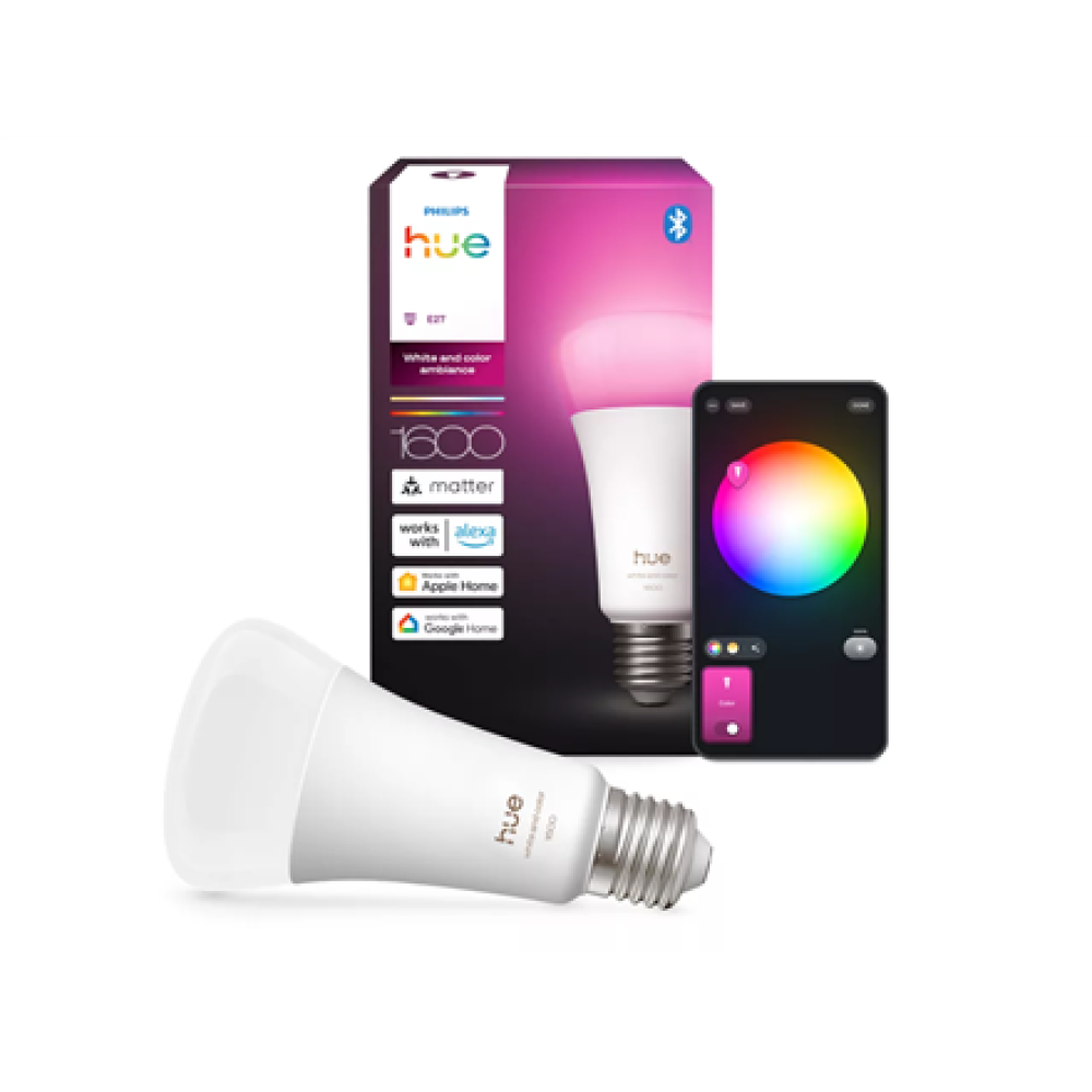 Philips Hue WCA 1600 A67 1P EU , E27 , 11.8 W , White and colour light , Bluetooth and Zigbee