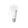 Philips Hue WCA 1600 A67 1P EU , E27 , 11.8 W , White and colour light , Bluetooth and Zigbee