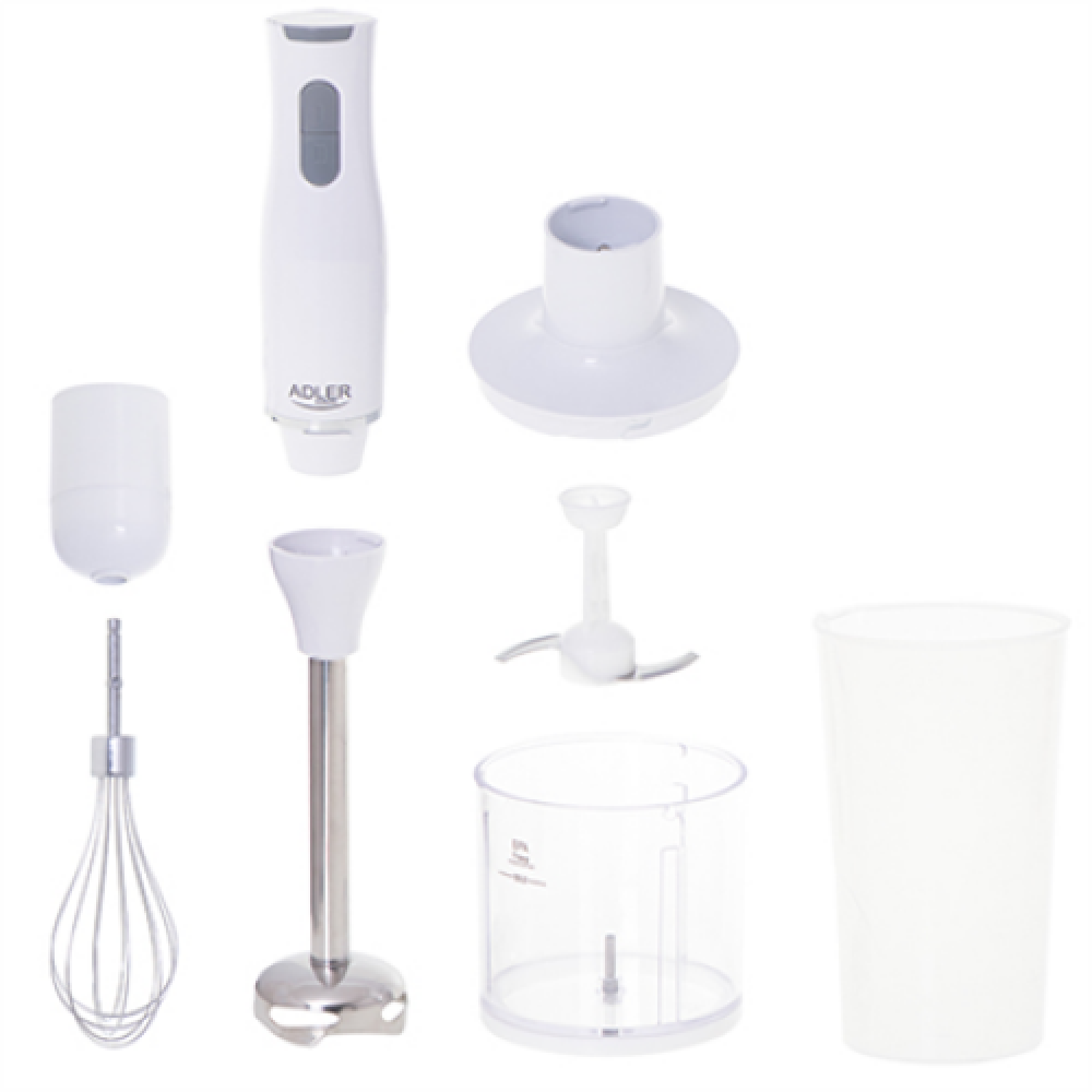 Adler , Hand blender set , AD 4620 , Hand Blender , 800 W , Number of speeds 2 , Chopper , White