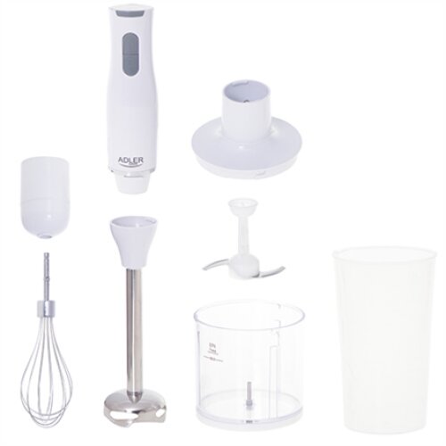 Adler , Hand blender set , AD 4620 , Hand Blender , 800 W , Number of speeds 2 , Chopper , White