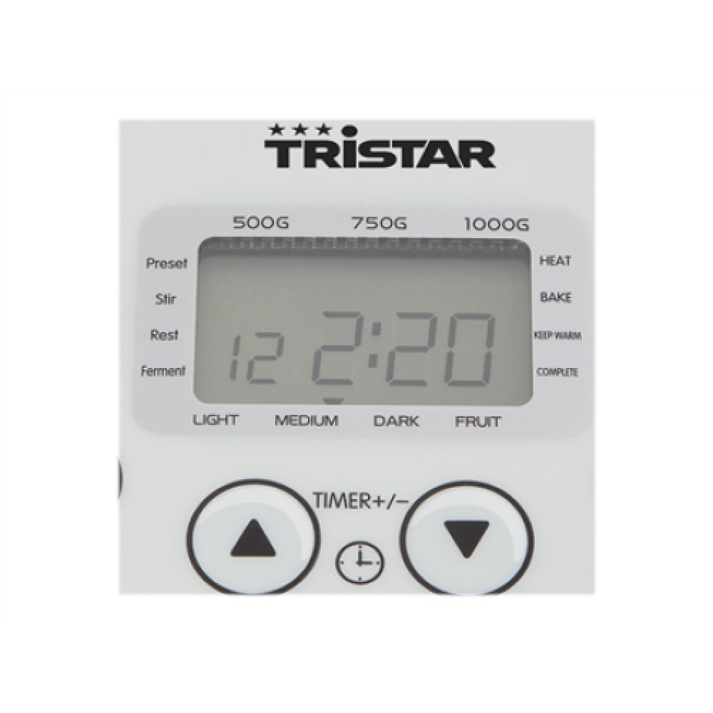 Tristar , Bread Maker , BM-4586 , Power 550 W , Number of programs 19 , Display LCD , White