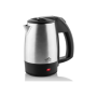 ETA , Kettle , ETA618890010 Holiday , Electric , 1000 W , 0.5 L , Stainless steel , Black/Stainless steel