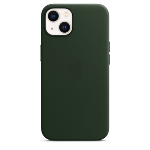 Apple iPhone 13 Leather Case with MagSafe Sequoia Green
