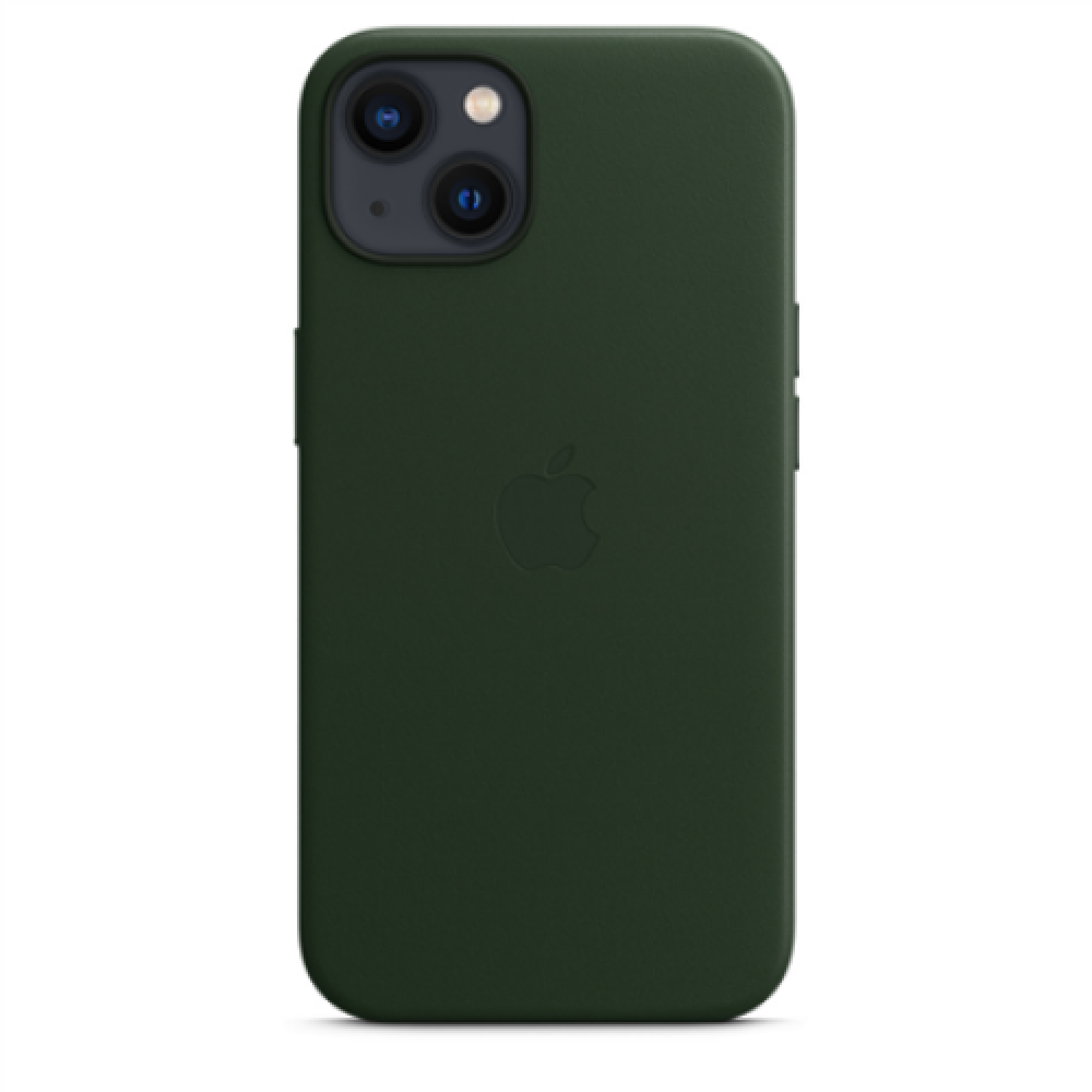 Apple iPhone 13 Leather Case with MagSafe Sequoia Green