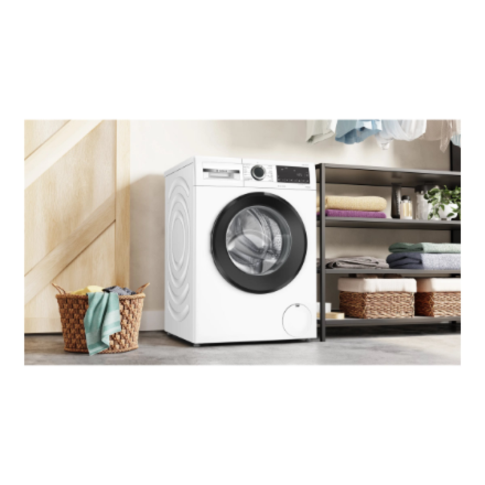 Bosch , Washing Machine , WGG244ZTSN , Energy efficiency class A , Front loading , Washing capacity 9 kg , 1400 RPM , Depth 63 cm , Display , Width 60 cm , LED , Steam function , White