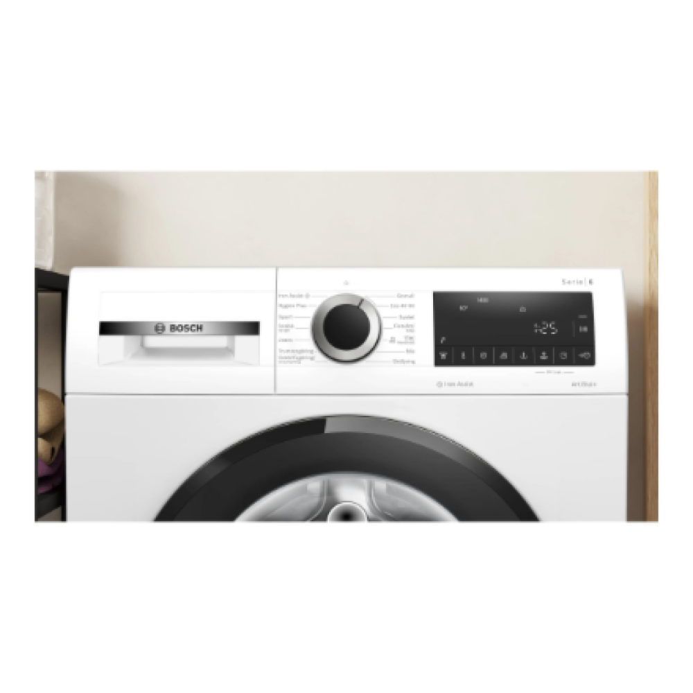 Bosch , Washing Machine , WGG244ZTSN , Energy efficiency class A , Front loading , Washing capacity 9 kg , 1400 RPM , Depth 63 cm , Display , Width 60 cm , LED , Steam function , White