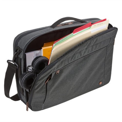 Case Logic , Era Hybrid Briefcase , Fits up to size 15.6 , Messenger - Briefcase/Backpack , Shoulder strap , Obsidian