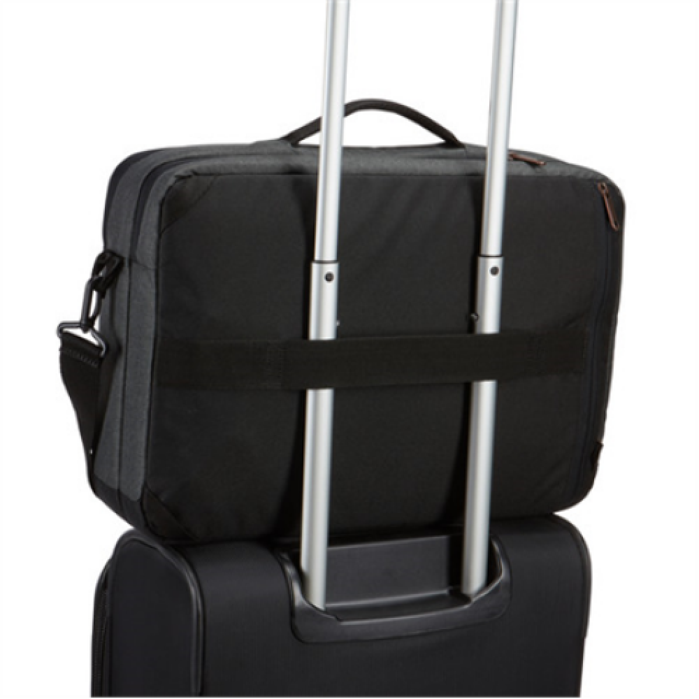 Case Logic , Era Hybrid Briefcase , Fits up to size 15.6 , Messenger - Briefcase/Backpack , Obsidian , Shoulder strap