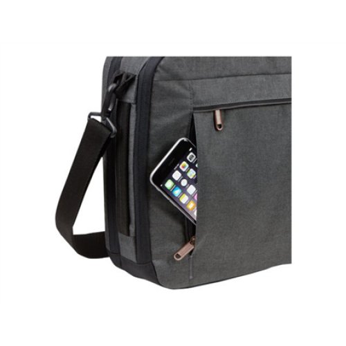 Case Logic , Era Hybrid Briefcase , Fits up to size 15.6 , Messenger - Briefcase/Backpack , Shoulder strap , Obsidian