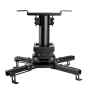Neomounts Ceiling mount , CL25-530BL1 Beamer ceiling mount , Rotate, Tilt, Swivel , Maximum weight (capacity) 45 kg , Black