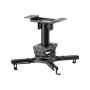 Neomounts Ceiling mount , CL25-530BL1 Beamer ceiling mount , Rotate, Tilt, Swivel , Maximum weight (capacity) 45 kg , Black