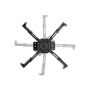Neomounts Ceiling mount , CL25-530BL1 Beamer ceiling mount , Rotate, Tilt, Swivel , Maximum weight (capacity) 45 kg , Black