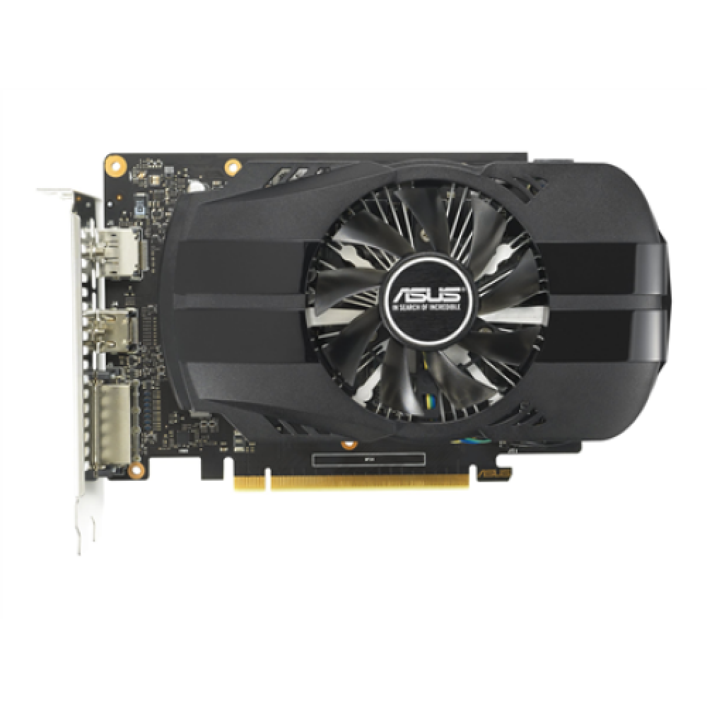 Asus PH-GTX1650-O4GD6-P-EVO NVIDIA, 4 GB, GeForce GTX 1650, GDDR6, PCI Express 3.0, DVI-D ports quantity 1, HDMI ports quantity 1, Memory clock speed 12000 MHz