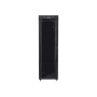 Lanberg , Rack cabinet 19 free-standing 42U/600x1000 (flat pack) with glass door lCD V2 , FF01-6042-12BL , Black