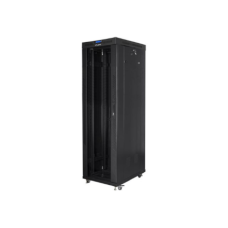 Lanberg Rack cabinet 19 free-standing 42U/600x1000 (flat pack) with glass door lCD V2, black , Lanberg