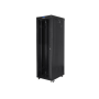 Lanberg , Rack cabinet 19 free-standing 42U/600x1000 (flat pack) with glass door lCD V2 , FF01-6042-12BL , Black