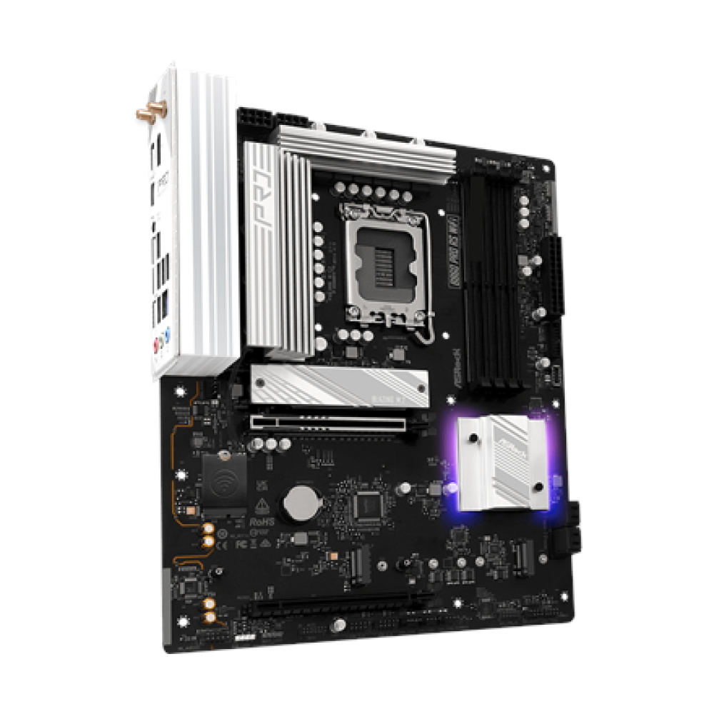 ASRock B860 PRO RS WIFI , Processor family Intel , Processor socket LGA1851 , DDR5 , Supported hard disk drive interfaces SATA, M.2 , Number of SATA connectors 4