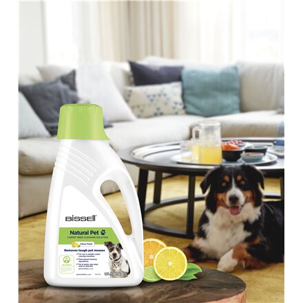 Bissell , Upright Carpet Cleaning Solution Natural Wash and Refresh Pet , 1500 ml
