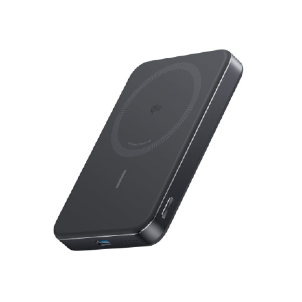 Anker MagGo Wireless Powerbank (With 30W C port, Ultra slim) , A1664H11 , 10000 mAh , Black