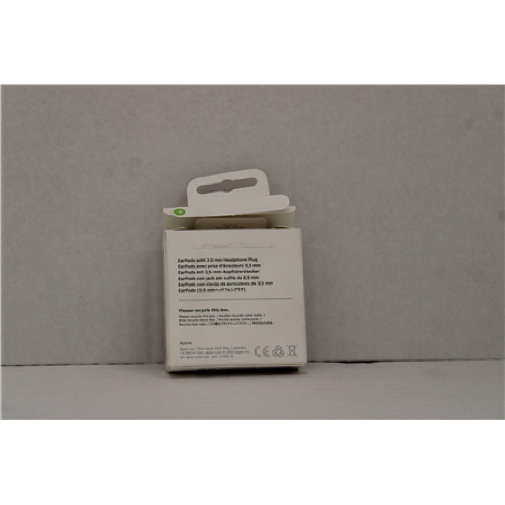 SALE OUT. Apple EarPods (3.5mm Headphone Plug) , White , DAMAGED SEAL