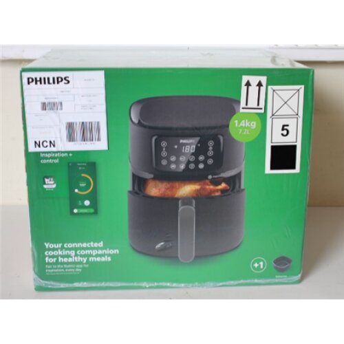 SALE OUT. Philips HD9285/93 5000 Series XXL Connected Air Fryer, Black,DAMAGED PACKAGING, SCRATCHES ON SIDE , XXL Connected Air Fryer , HD9285/93 5000 Series , Power 2000 W , Capacity 7.2 L , Black , DAMAGED PACKAGING, SCRATCHES ON SIDE