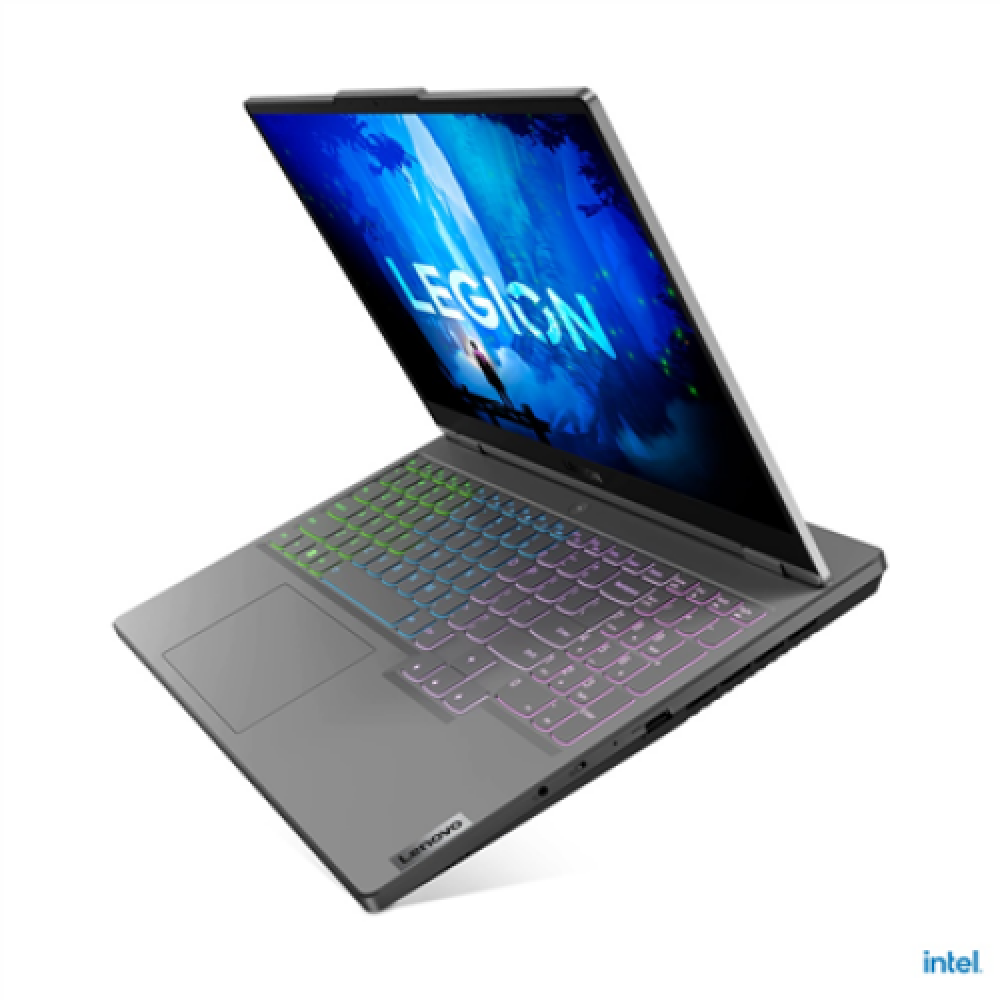 Lenovo Legion 5 15IAH7H Storm Grey, 15.6 , IPS, WQHD, 2560 x 1440, Anti-glare, Intel Core i5, i5-12500H, 16 GB, SO-DIMM DDR5-4800, SSD 512 GB, NVIDIA GeForce RTX 3060, GDDR6, 6 GB, No Optical drive, Windows 11 Home, 802.11ax, Bluetooth version 5.1, Keyboa