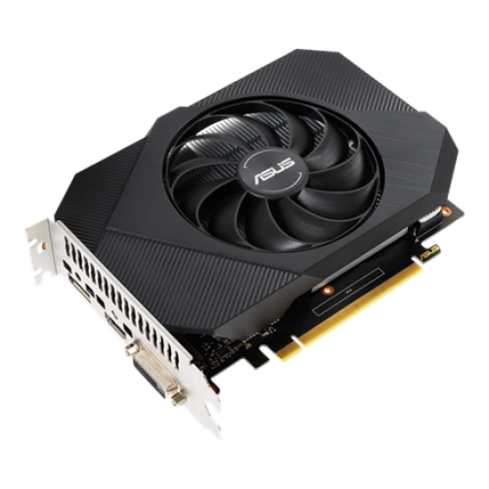 Asus PH-GTX1650-O4GD6 NVIDIA 4 GB GeForce GTX 1650 GDDR6 PCI Express 3.0 Cooling type Active Processor frequency 1410 MHz DVI-D ports quantity 1 HDMI ports quantity 1