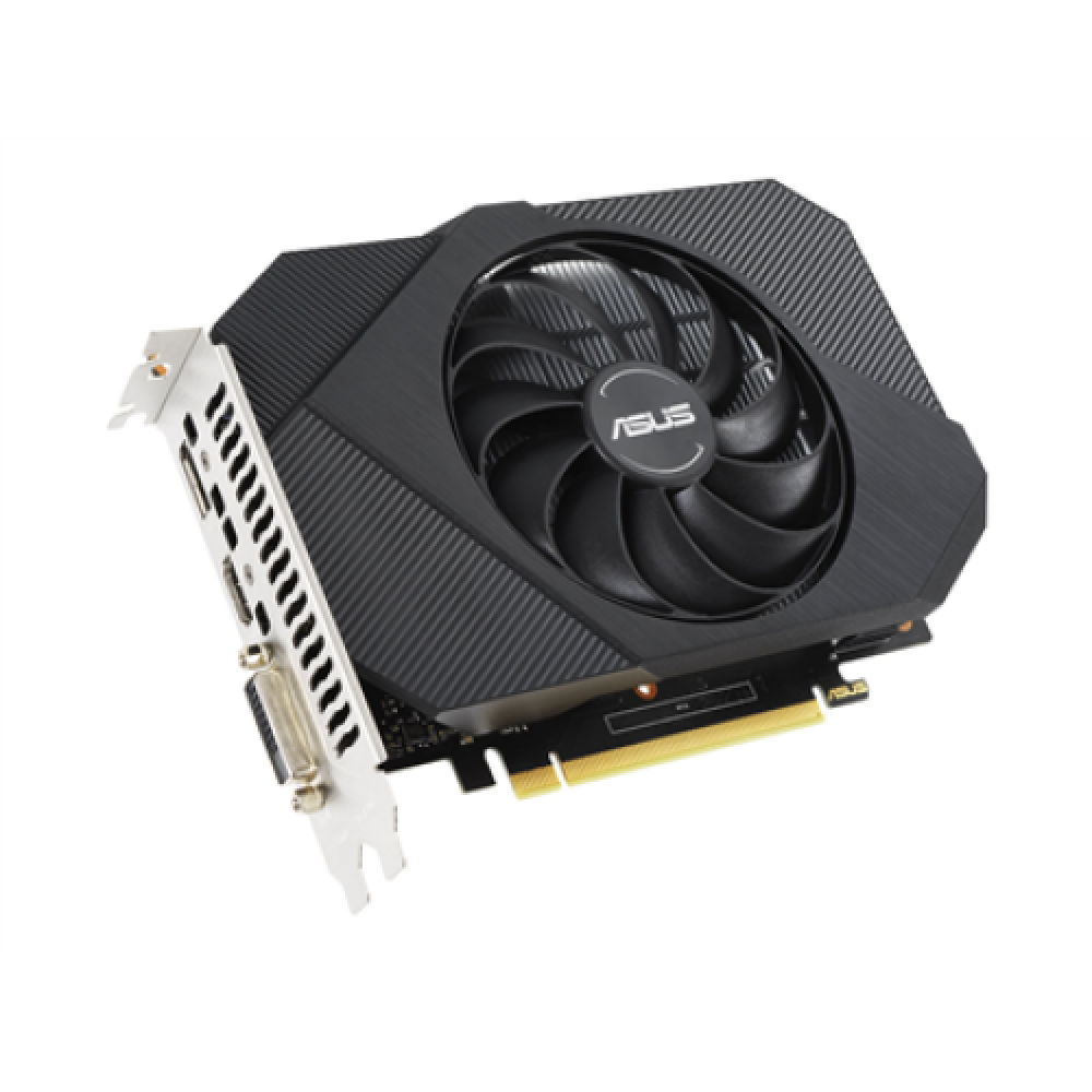 Asus PH-GTX1650-O4GD6 NVIDIA 4 GB GeForce GTX 1650 GDDR6 PCI Express 3.0 Cooling type Active Processor frequency 1410 MHz DVI-D ports quantity 1 HDMI ports quantity 1