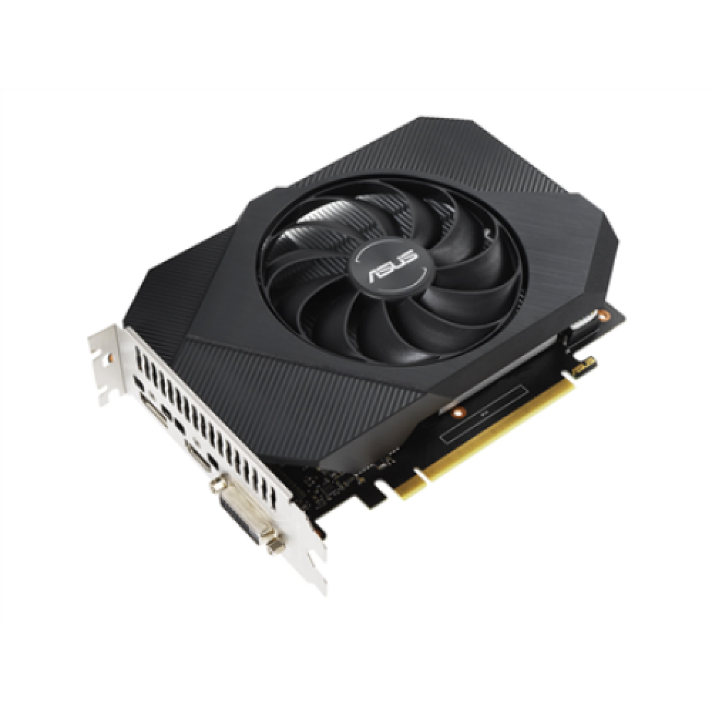 Asus PH-GTX1650-O4GD6 NVIDIA 4 GB GeForce GTX 1650 GDDR6 PCI Express 3.0 Cooling type Active Processor frequency 1410 MHz DVI-D ports quantity 1 HDMI ports quantity 1