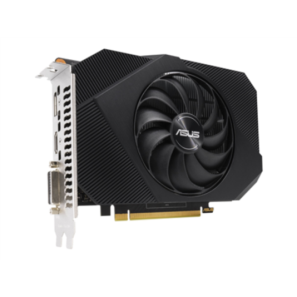 Asus PH-GTX1650-O4GD6 NVIDIA 4 GB GeForce GTX 1650 GDDR6 PCI Express 3.0 Cooling type Active Processor frequency 1410 MHz DVI-D ports quantity 1 HDMI ports quantity 1