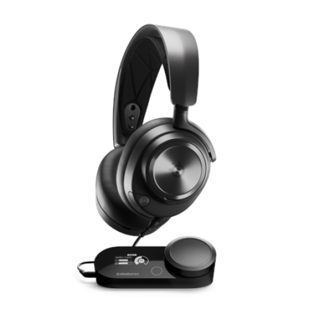SteelSeries Gaming Headset Arctis Nova Pro Over-Ear, Built-in microphone, Black, Noise canceling